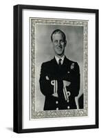 Lieutenant Philip Mountbatten Announcement of His Engagement-Dorothy Wilding-Framed Art Print