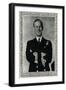 Lieutenant Philip Mountbatten Announcement of His Engagement-Dorothy Wilding-Framed Art Print