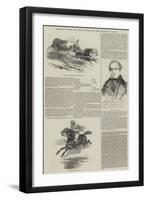 Lieutenant Waghorn's Race with the Bombay Mail, from Alexandria to London-null-Framed Giclee Print