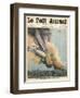 Lieutenant Warneford Shoots Down the First Zeppelin of the War Over Ghent-null-Framed Art Print