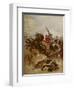 Lieutenants Nelville and Coghill Saving the Colours, 1881-Alfred A.B. de Neauville-Framed Giclee Print