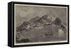 Lievely Harbour, Disco Island, First Halting Place of the Arctic Expedition-null-Framed Stretched Canvas