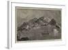 Lievely Harbour, Disco Island, First Halting Place of the Arctic Expedition-null-Framed Giclee Print