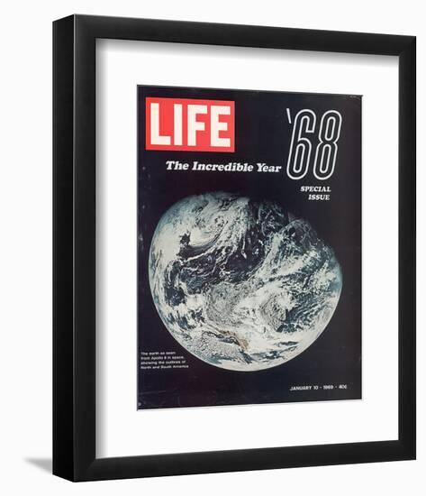 LIFE '68 the incredible year-null-Framed Art Print