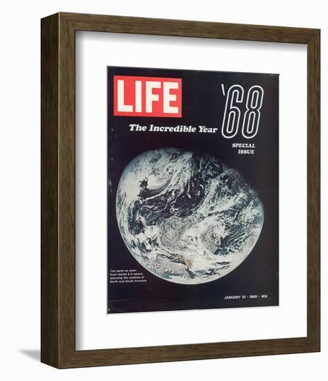 LIFE '68 the incredible year-null-Framed Art Print