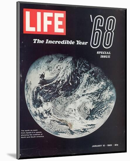 LIFE '68 the incredible year-null-Mounted Art Print