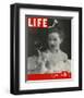 LIFE Actress Jeanne Crain 1946-null-Framed Premium Giclee Print