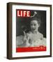 LIFE Actress Jeanne Crain 1946-null-Framed Art Print