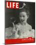 LIFE Actress Jeanne Crain 1946-null-Mounted Art Print