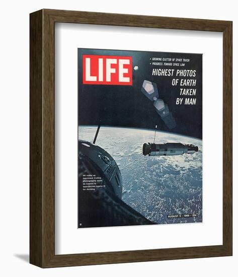 LIFE Agena - Gemini Rendezvous-null-Framed Art Print