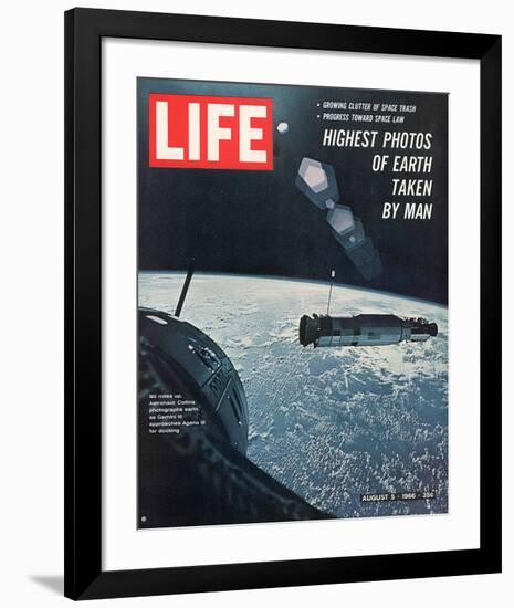 LIFE Agena - Gemini Rendezvous-null-Framed Art Print