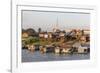 Life Along the Mekong River Approaching the Capital City of Phnom Penh, Cambodia, Indochina-Michael Nolan-Framed Photographic Print