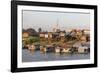 Life Along the Mekong River Approaching the Capital City of Phnom Penh, Cambodia, Indochina-Michael Nolan-Framed Photographic Print