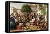 Life Among the Gypsies, Seville, 1853-John Phillip-Framed Stretched Canvas