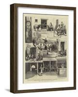 Life and Character in Naples-null-Framed Giclee Print