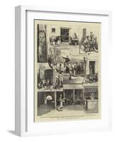 Life and Character in Naples-null-Framed Giclee Print