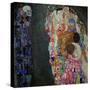 Life and Death (Tod Und Leben)-Gustav Klimt-Stretched Canvas