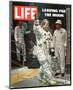 LIFE Armstrong Leaving for Moon-null-Mounted Art Print