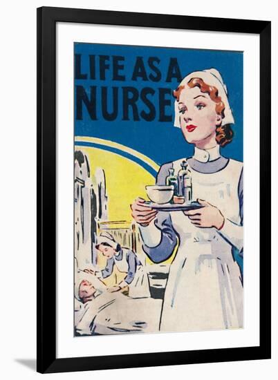 'Life as a Nurse', 1940-Unknown-Framed Giclee Print