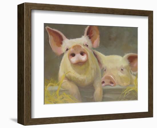 Life as a Pig II-Carolyne Hawley-Framed Art Print