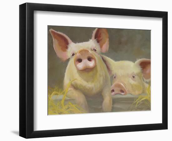 Life as a Pig II-Carolyne Hawley-Framed Art Print