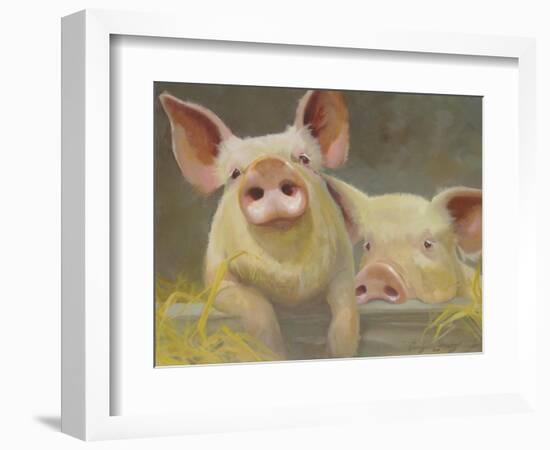 Life as a Pig II-Carolyne Hawley-Framed Art Print