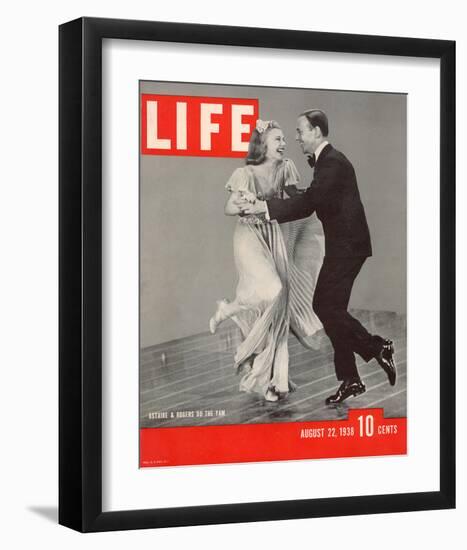 LIFE Astair & Rogers Do The Yam-null-Framed Art Print