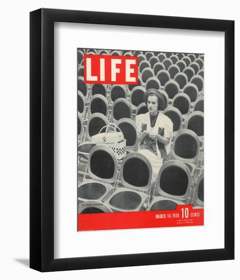 LIFE At a Radio Rehearsal-null-Framed Art Print