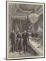 Life at San Remo, the Crown Prince and Family in the Billiard-Room, Villa Zirio, the Christmas Tree-null-Mounted Giclee Print