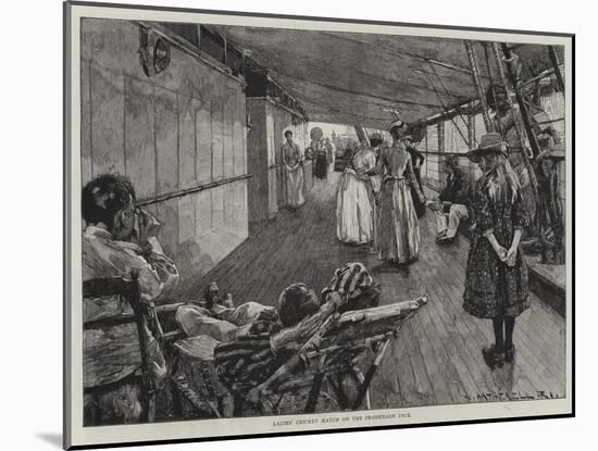 Life at Sea on an Australian Liner-William Hatherell-Mounted Giclee Print