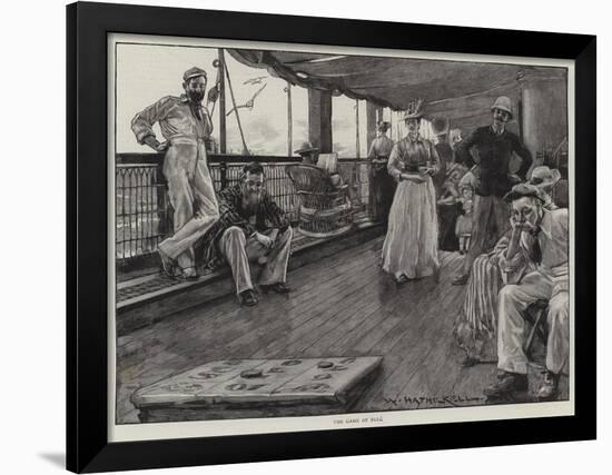 Life at Sea on an Australian Liner-William Hatherell-Framed Premium Giclee Print