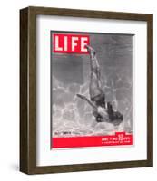 LIFE Ballet Swimmer 1945-null-Framed Art Print