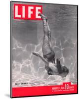 LIFE Ballet Swimmer 1945-null-Mounted Art Print