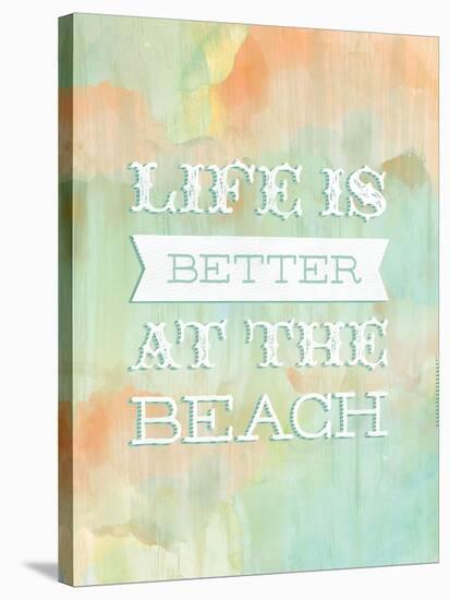 Life Beach-Ashley Sta Teresa-Stretched Canvas