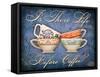 Life Before Coffee-Kate Ward Thacker-Framed Stretched Canvas