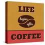 Life Begins after Coffee-Lorand Okos-Stretched Canvas