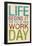 Life Begins at the End of Your Work Day-null-Framed Poster