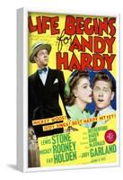 Life Begins for Andy Hardy - Movie Poster Reproduction-null-Framed Photo