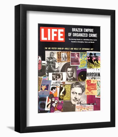 LIFE Big Poster Hang up 1967-null-Framed Art Print