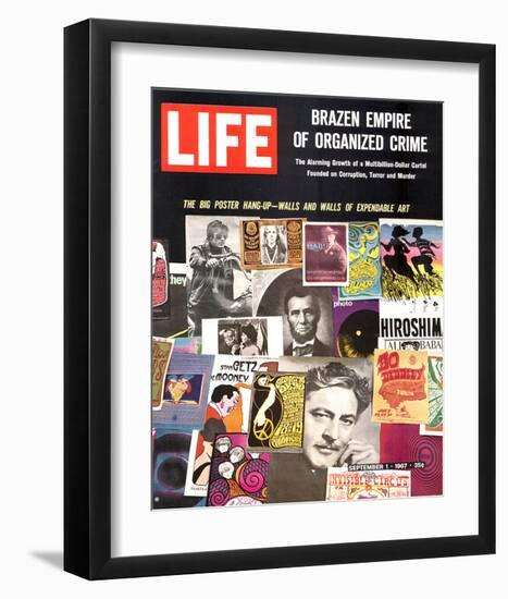 LIFE Big Poster Hang up 1967-null-Framed Art Print