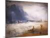 Life boat and manby apparatus going off to a stranded vessel, 19th century-Joseph Mallord William Turner-Mounted Giclee Print
