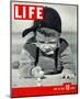 LIFE Boy playing marbles 1937-null-Mounted Premium Giclee Print