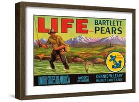 Life Brand Bartlett Pears-Schmidt Lithograph Co-Framed Art Print