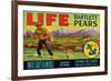 Life Brand Bartlett Pears-Schmidt Lithograph Co-Framed Art Print