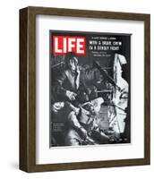 LIFE Brave Helicopter Crew-null-Framed Art Print