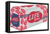 Life Bread Advertisement-null-Framed Stretched Canvas