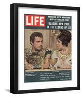 LIFE Burton-Taylor Cleopatra-null-Framed Art Print