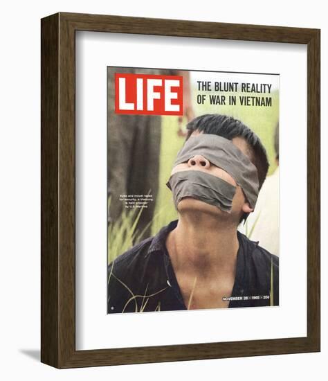 LIFE Captured Vietcong 1965-null-Framed Art Print