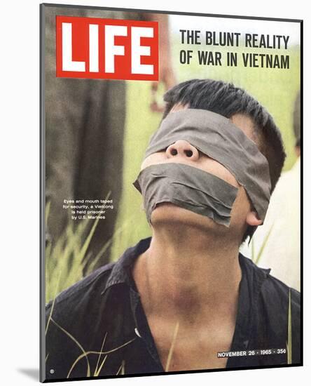 LIFE Captured Vietcong 1965-null-Mounted Art Print