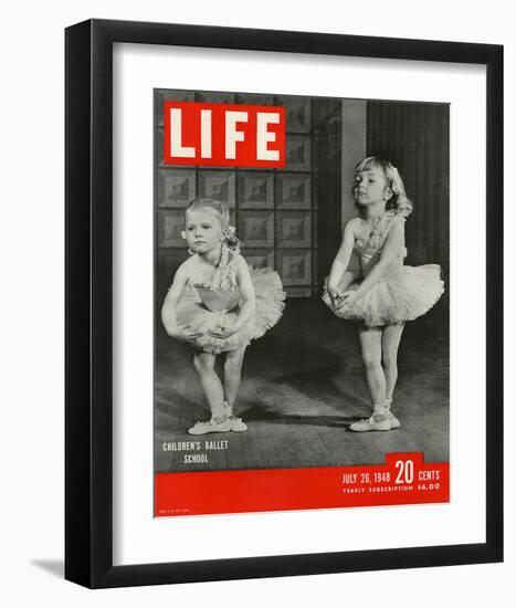 LIFE Children's Ballet School-null-Framed Art Print